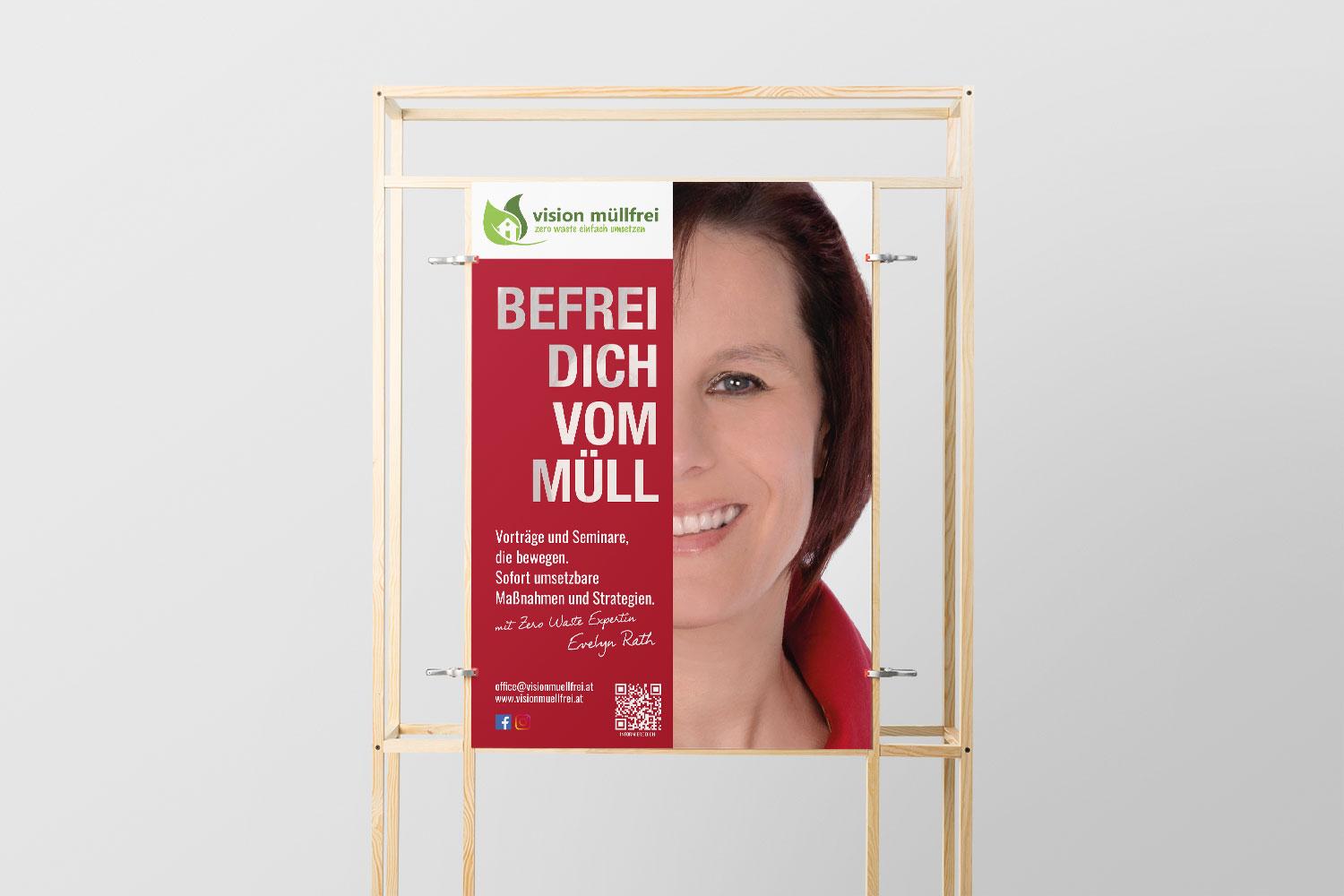 nulleins Kunde - vision müllfrei - Evelyn Rath - Plakat
