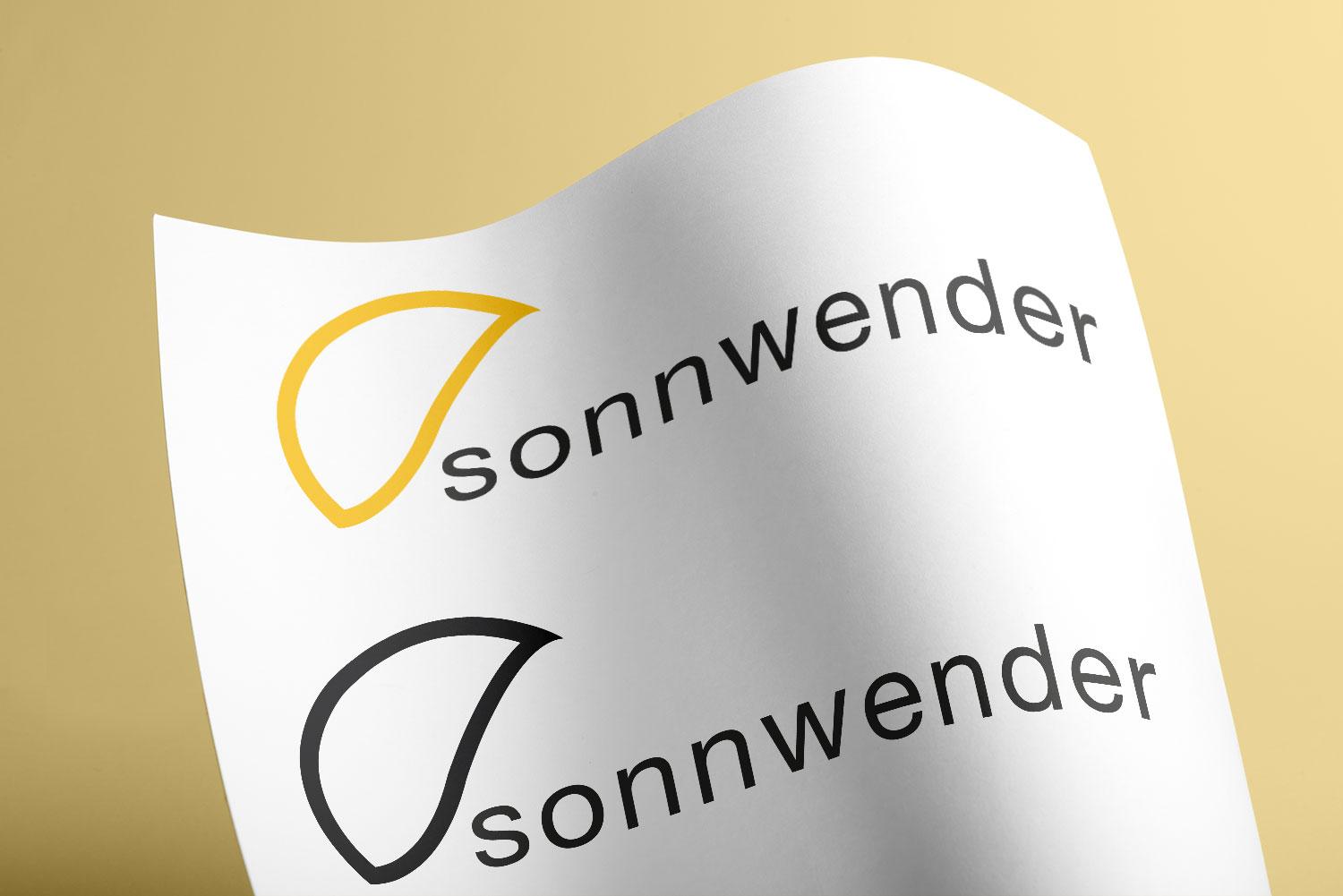 nulleins Kunde - Installationsbetreib sonnwender - Relaunch Logo