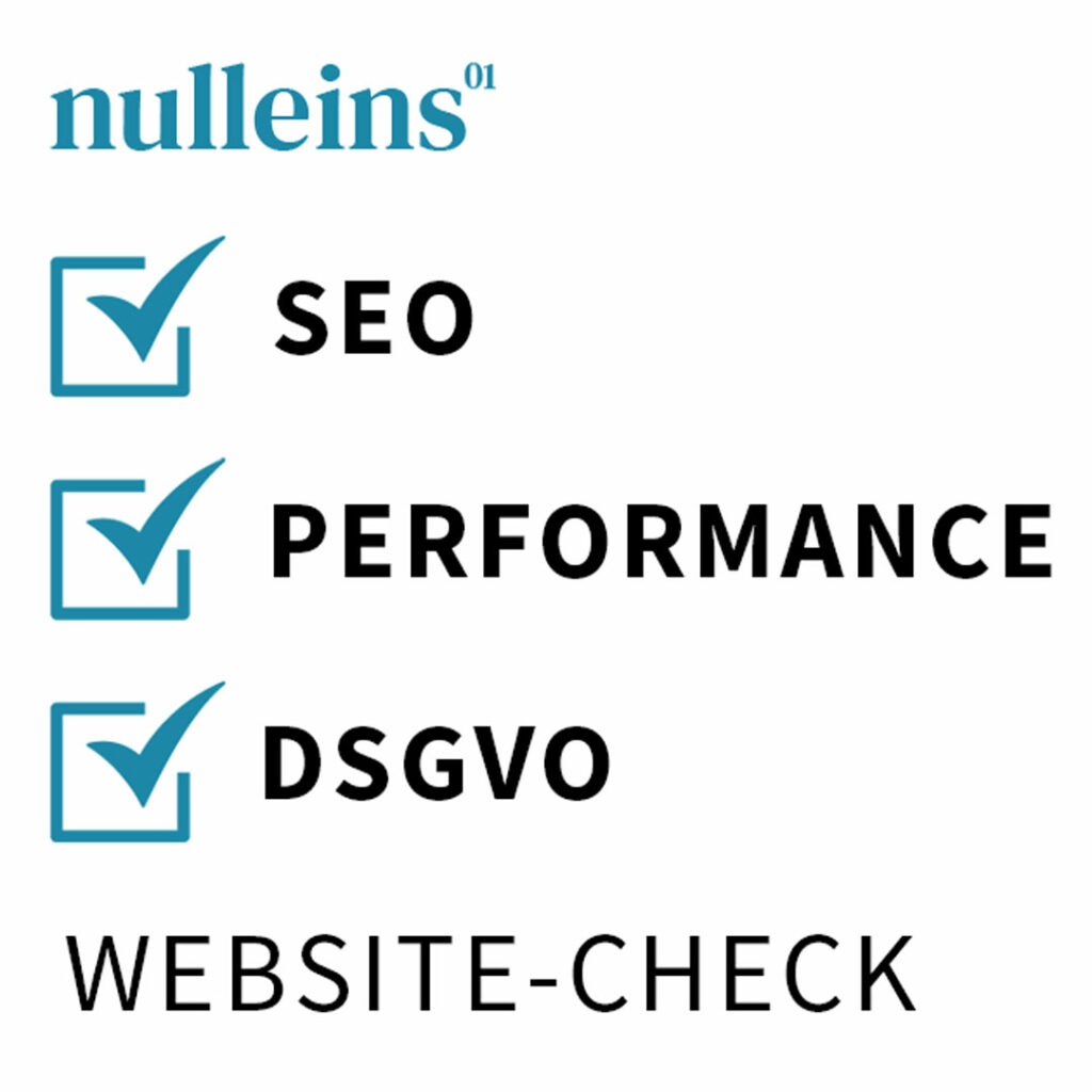 Website-Check by nulleins communication